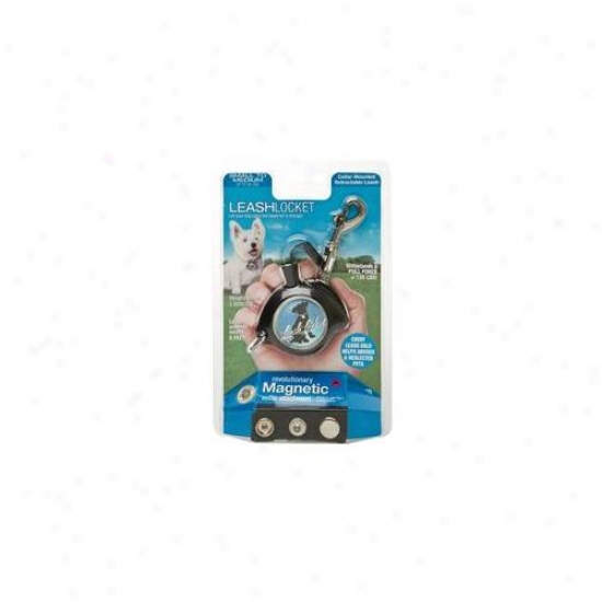 Leashlocket Ll-bk-sm-1 Single Black Feeble Leash