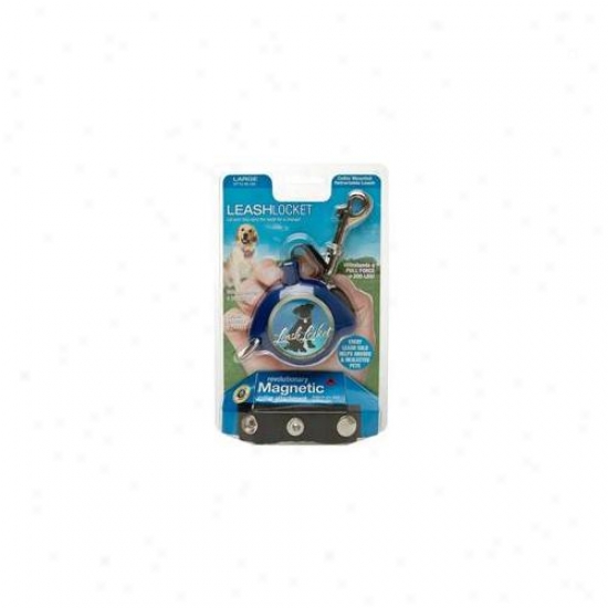 Leashlocket Ll-bl-lg-1 Single Azure Large Leash