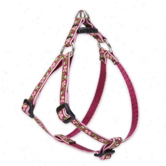 Lupine Pet Cherry Blossom 1/2'' Adjustable Small Dog Step-in Harness
