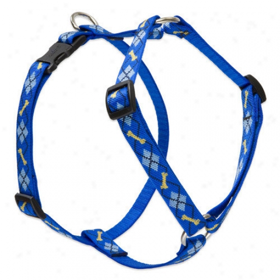 Lupine Pet Dapper Dog 3/4'' Adjustable Medium Dog Roman Harness