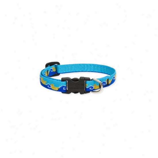 Lupine Pet Just Ducky 1/2'' Adjustable Small Dog Collar