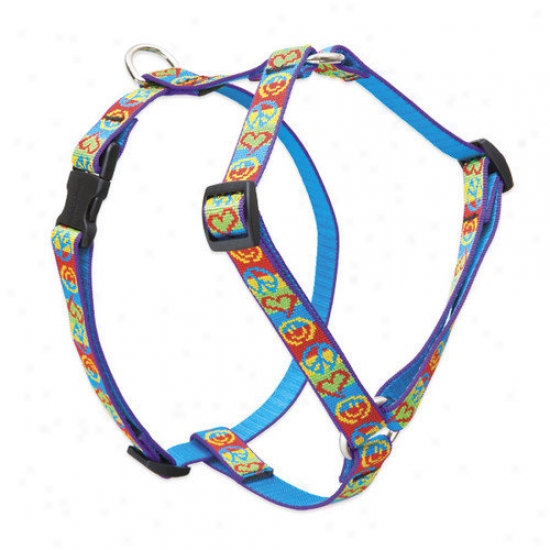 Lupine Pet Peace Pup 3/4'' Adjustable Medium Dog Roman Harness