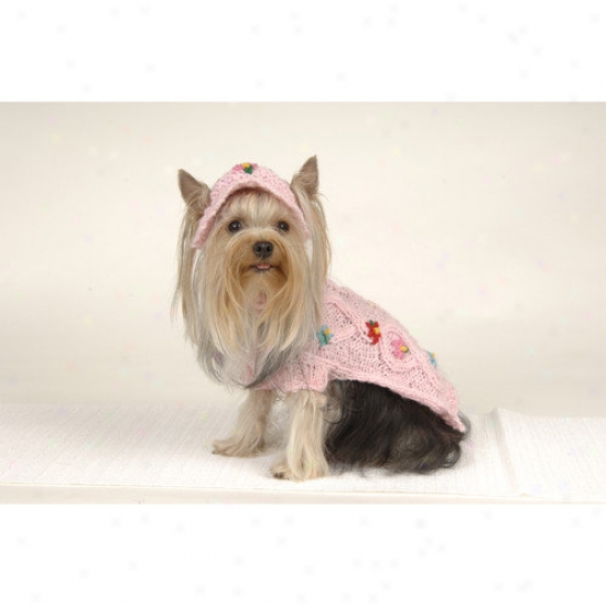 Max's Closet Garden Dog Sweater With Hat