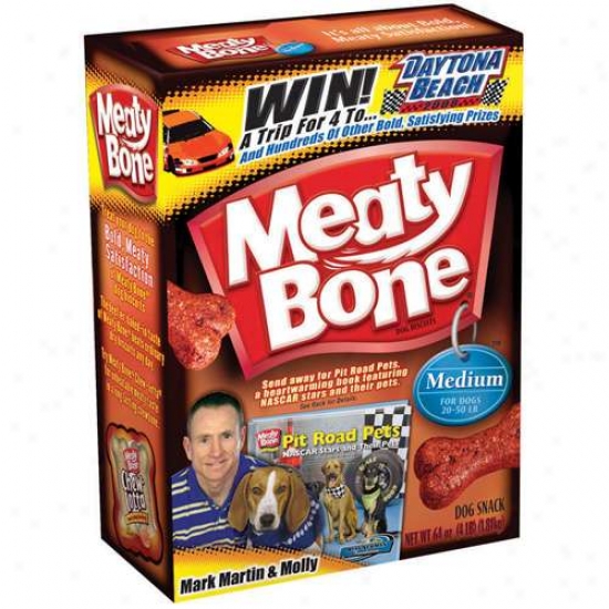 Meaty Bone: Medium Dog Snacks, 64 Oz