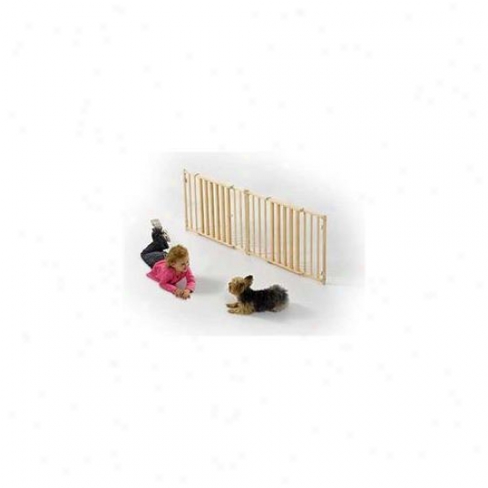 Midwest 292w4ew Extra Widw Wood Gate 53 Inch - 96 Inch X 24 Inch