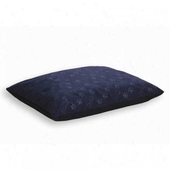 Midwest Homes For Pets Quiet Time E'sensuals Paw Print And Bone Design Rectangle Dog Bed