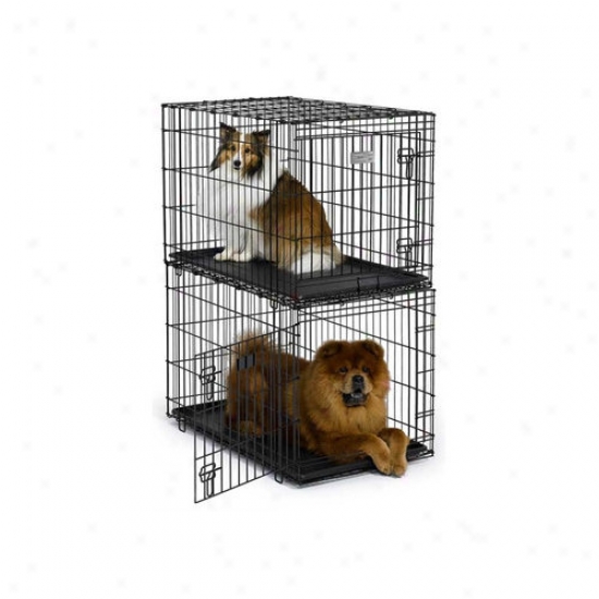 Midwest Homes For Pets Solutions Stackable Dog Crate