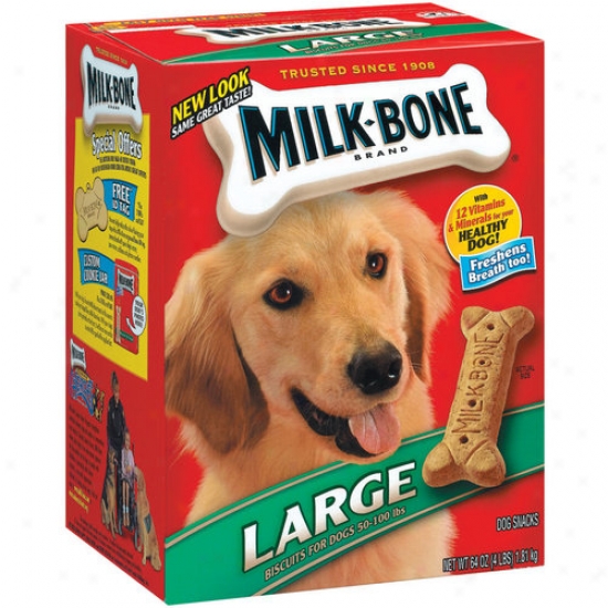 Milk-bone Dog Biscuits For Large Dogs, 64 Oz