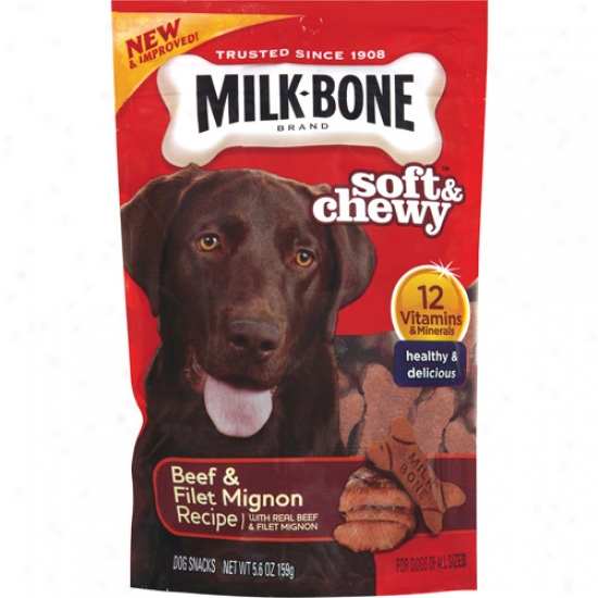 Milk-bone Filet Mignon Chewy Dog Treats, 5.6 Oz