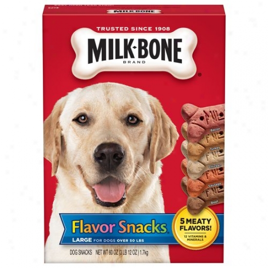 Milk-bone Flavor Snacks Large Dog Snacks, 60 Oz
