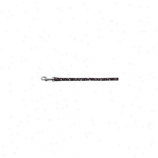Mirage Pet Products 125-003 3806bk Retro Nylon Ribbon Collar Black . 38 Remote 6ft Lsh