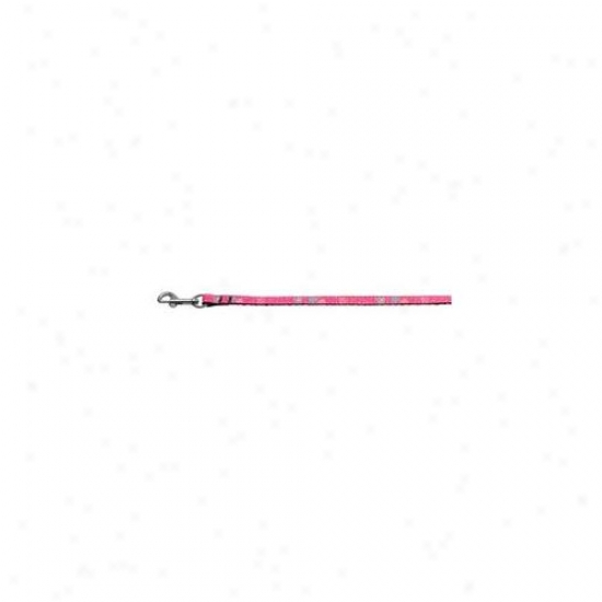 Mirage Pet Products 125-009 3806bpk Insane Hearts Nylon Collars Bright Pink . 38 Wide 6fg Lsh