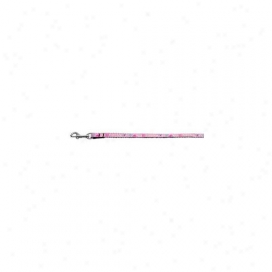 Mirage Pet Products 125-009 3806lpk Crazy Hearts Nylon Collars Light Pink . 38 Wide 6ft Lsh