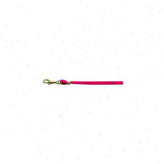 Mkrage Fondling Products 80-02 Pkvpl Velvet Flat Leash Pink . 38 Plaih Leash