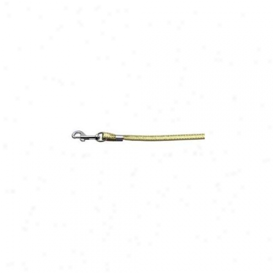 Mirage Favorite Products 80-12 Gd Slv Hrw Flat Plain Leashes Gold Silver Hardware