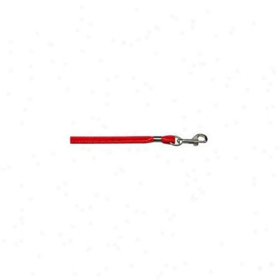Mirage Pet Products 80-13rd Faux Snake Skin . 38 Inch  Plain Tie  Red . 38 Inch  Plain Leash