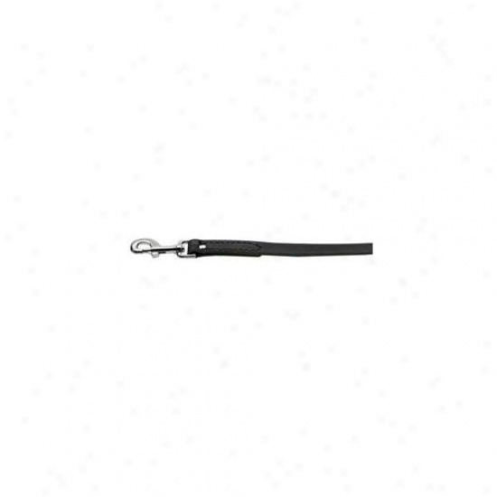 Mirage Pet Products 821-3 3404bk Plain Leather Leash  Boack . 75in Wide 4ft Long