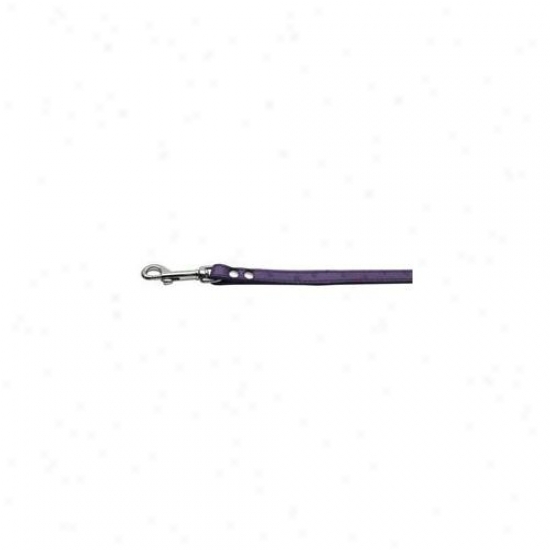 Mirage Pet Products 83-1034pr Faux Ostrich Leash Purple . 75 Inch  Spacious