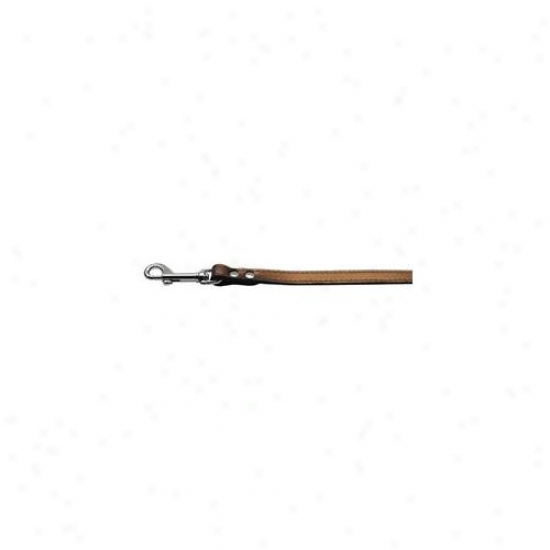 Mirage Pet Products 83-12 12bz Fashionable Leather Leash Bronze . 50 Inch  Wide