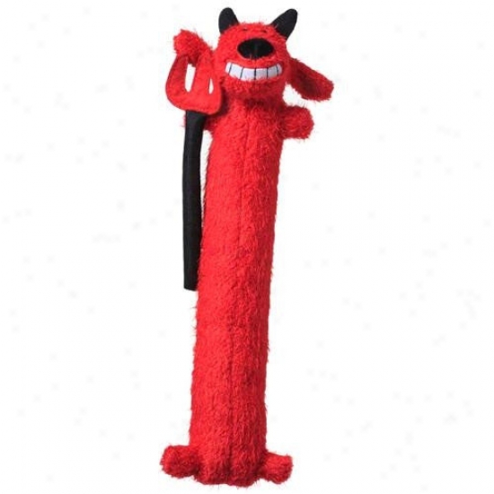 Multipet Loofa Halloween Devil Dog Toy