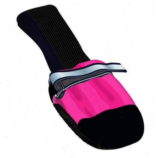 Muttluks Fleece-lined Dog Boots In Pink