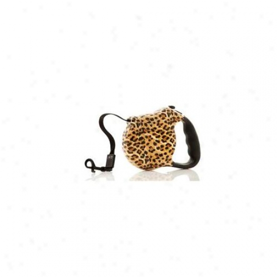 Nandog Pet Gear Rt-1003 Wild Leopard Calico Retractable Leash