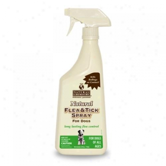 Natural Chemistry Flea And Tick Spray For Dogs 16 Oz
