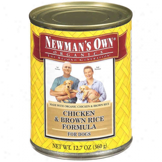 Newmans Possess Organics 61330 Organic Chicken & Rice Dgo Feed Can