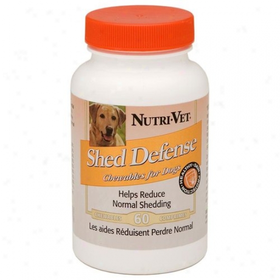 Nutri Vet Nutritionals 03806 60 Count Shed Dfeense Chewable
