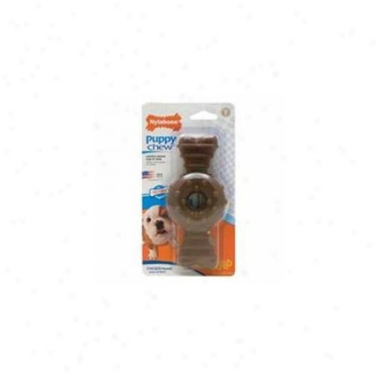 Nylabone Corp - Bones 491267 Fop Ring Bone Chicken Wolf