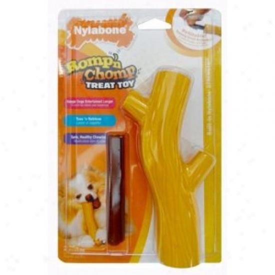 Nylabone Corp Nth600p Romp-n-chomp Rubber Stick With Treat