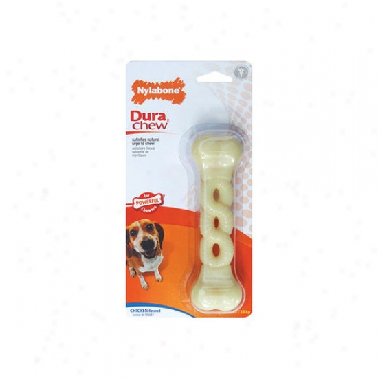 Nylabone Dura Chew Braid Bacon Wolf Dog Toy