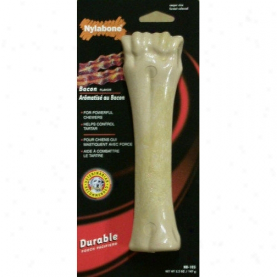 Nylabone Durable Bacon Bone Dog Chew Toy