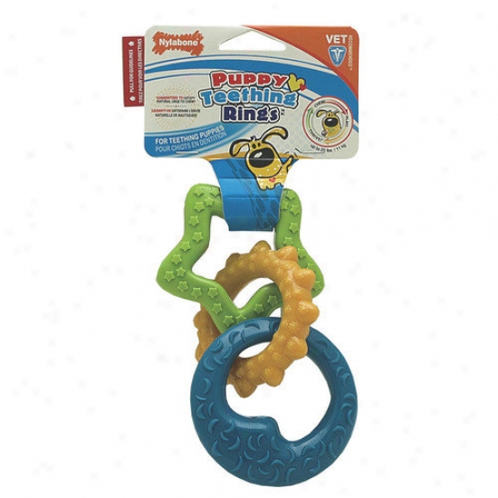 Nylabone Puppy Teething Rings Dog Chew Toy