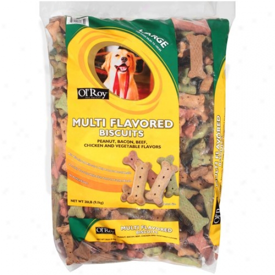 Ol' Roy Multi-flavored Dog Biscuits, 20 Lb