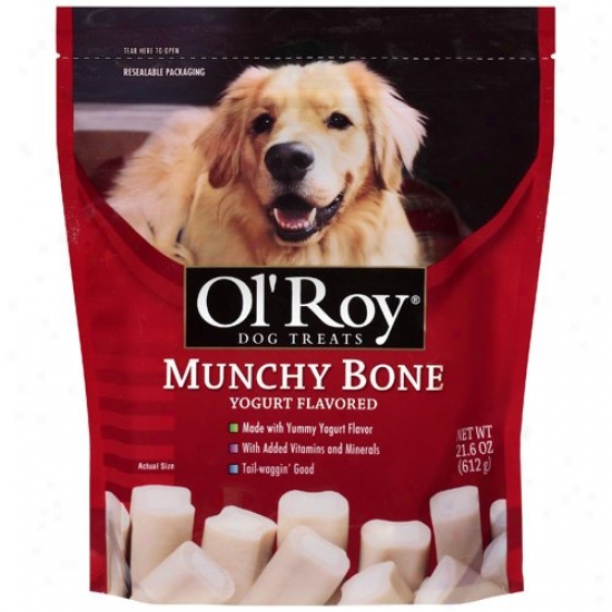 Ol' Roy: Munchy Bone Yogurt Flavored Dog Treats, 21.60 Oz