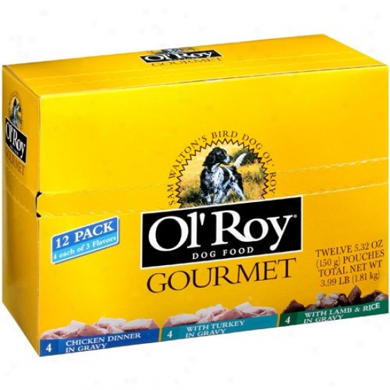Ol&#39; Roy Gourmet Dog Food Pacl, 12ct