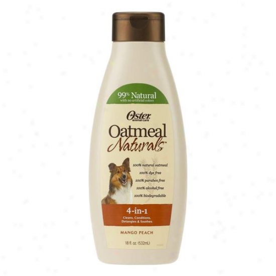 Oster Oatmeal Naturals 4-in-1 Dog Shampoo, 18 Fl Oz