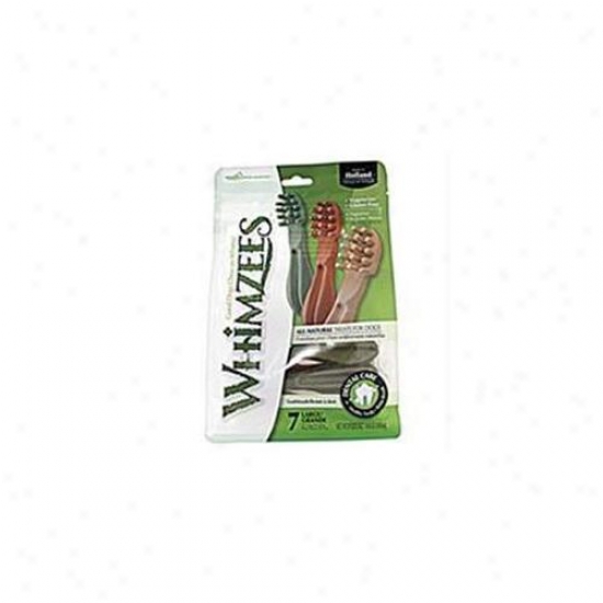 Model Pet Products zW304 Paragin Pet Products-whimzees Toothbursh Star- Of various sorts Large - 7 Piece