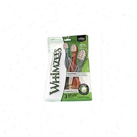 Paragon Pet Products Wz305 Paragon Pet Products-whimzees Toothbursh Star- Assorted Xlarge - 3 Piece