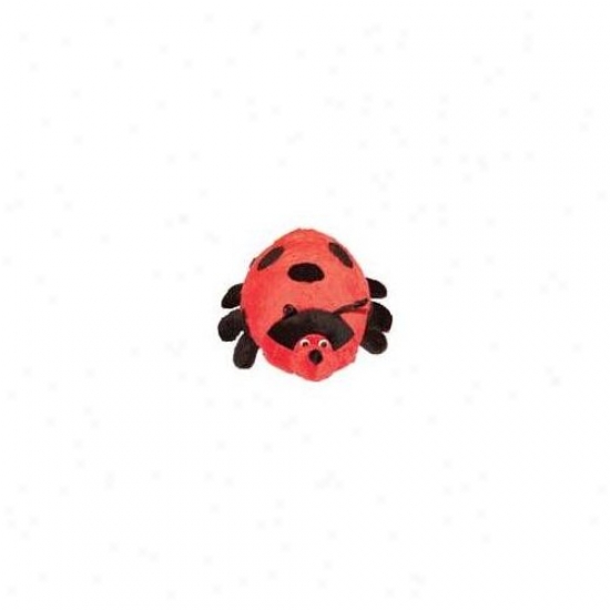 Patchwork Pets 14Ə' Pond Hop-scotch Plush Ladybug In Red