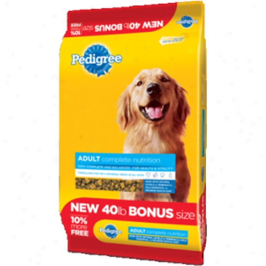 Pedigree Adu1t Complete Nutrition Dog Food, 40 Lb
