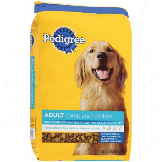 Pedigree Adult Complete Nutrition Dry Dog Food, 17 Lb