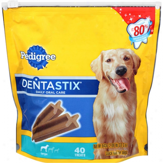 Pedigree Dentastix Snack Dog Food, 33.3 Oz