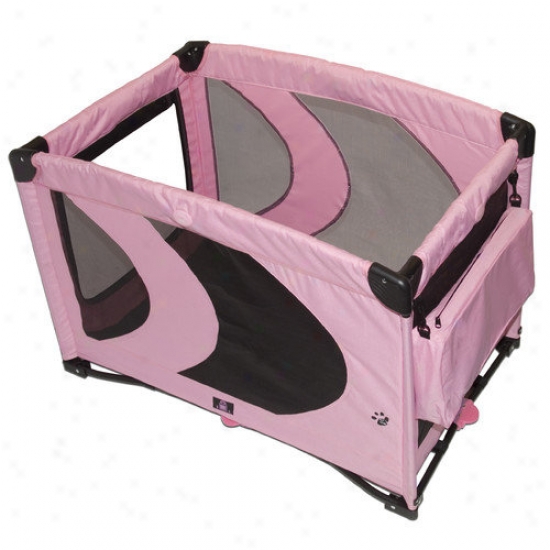 Pet Gesr Home 'n Go Pet Pen In Pink