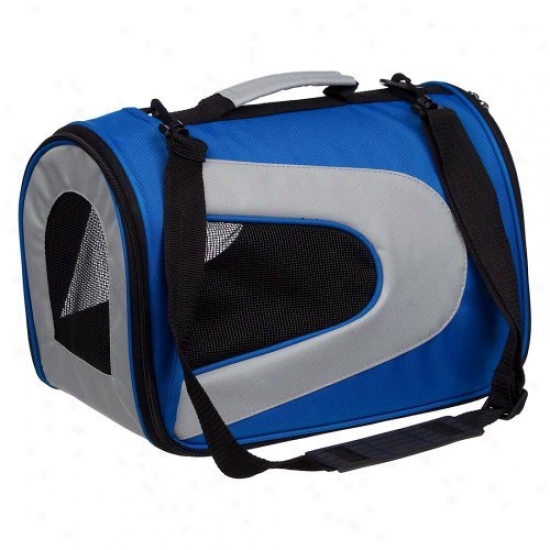 Pet Life Airline Approved Folding Sporty Mesh Carrier