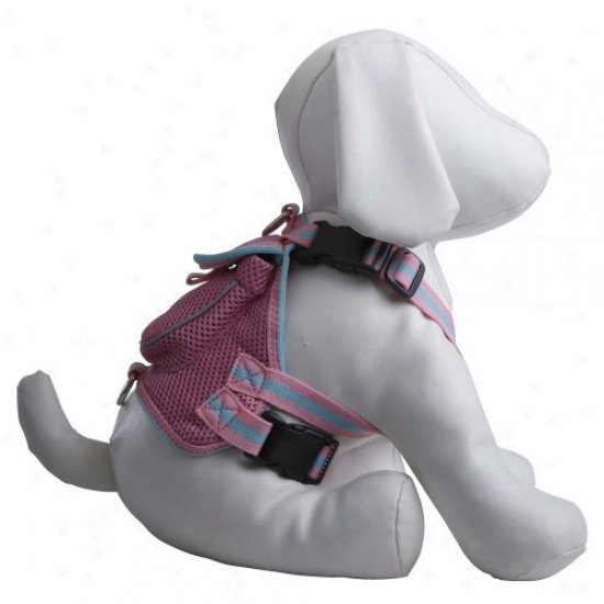 Pet Life Mesh Harness With Pouch