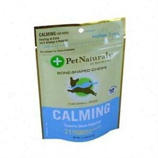 Pet Naturals Of Vermont Calming For Small Dogs Chicken Liver 21 Soft Chews