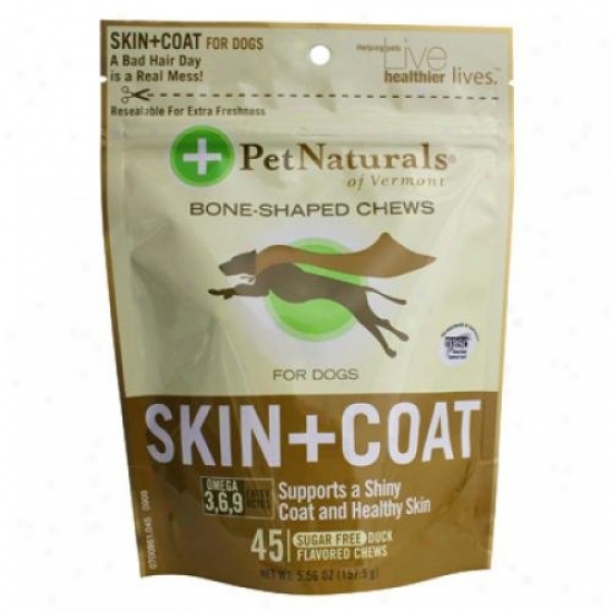 Pet Naturals Of Vermont Skun And Cover For Dogs Duck 45 Soft Chews
