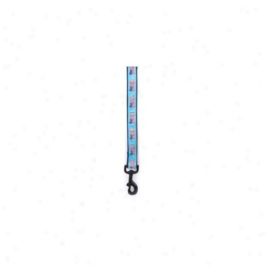 Pet Pals Za1017 66 19 Cc All American Pup Lead 6 Ft X 1 In Blue P
